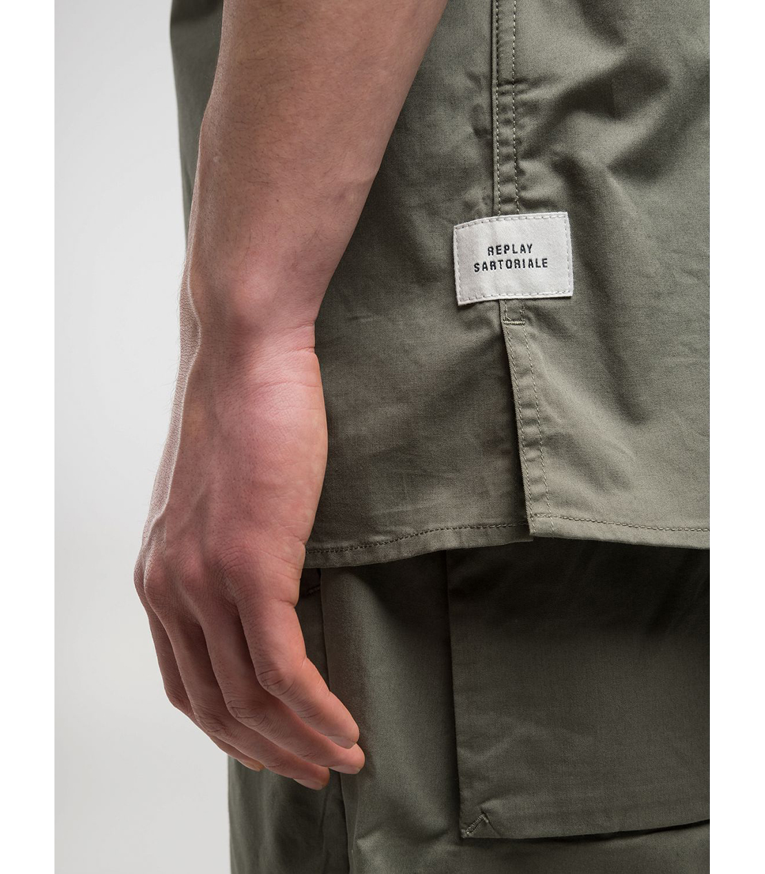 ストレッチコットンツイルボーリングシャツ 詳細画像 ミリタリー 6